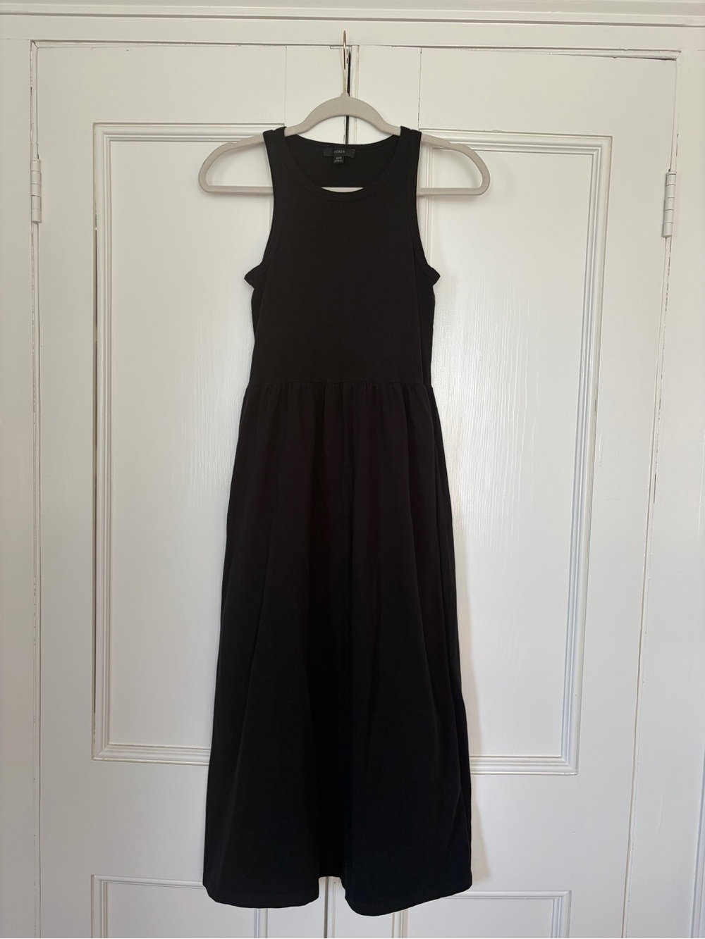 J. Crew Black Sleeveless Maxi Dress